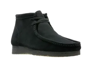 Clarks Originals Wallabee Boots Men's Black Suede 26155517