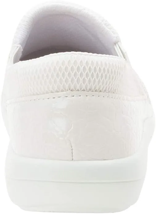 Clearance Alegria White Duette Flourish Shoes