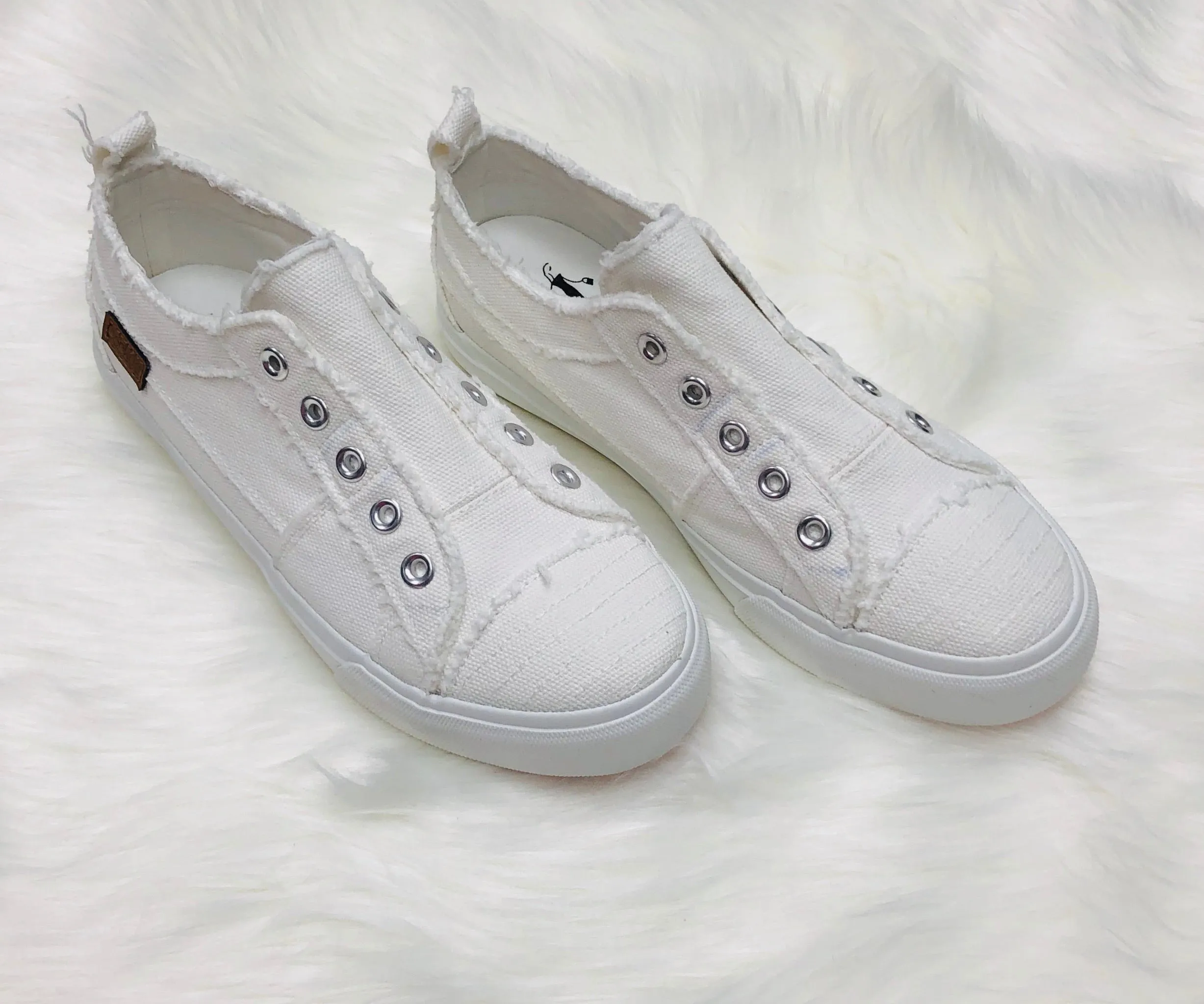 Corky's White Babalu Sneakers