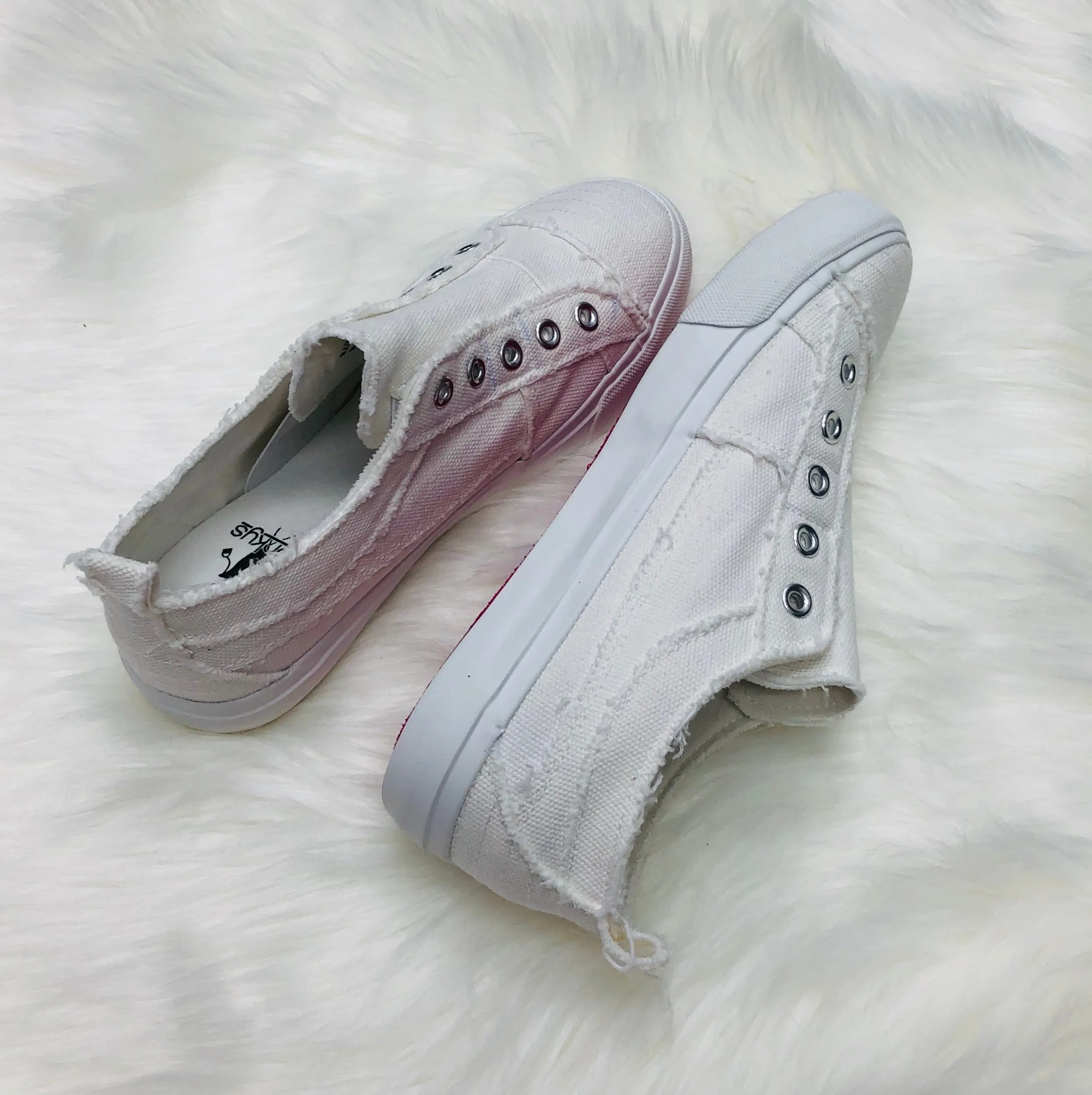 Corky's White Babalu Sneakers