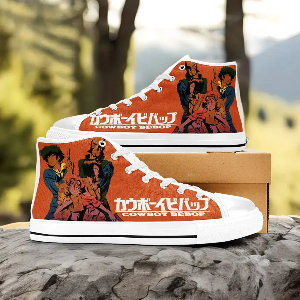 Cowboy Bebop Shoes High Tops Sneakers for Kids and Adults