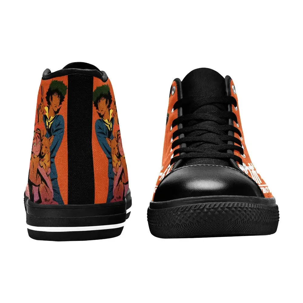 Cowboy Bebop Shoes High Tops Sneakers for Kids and Adults