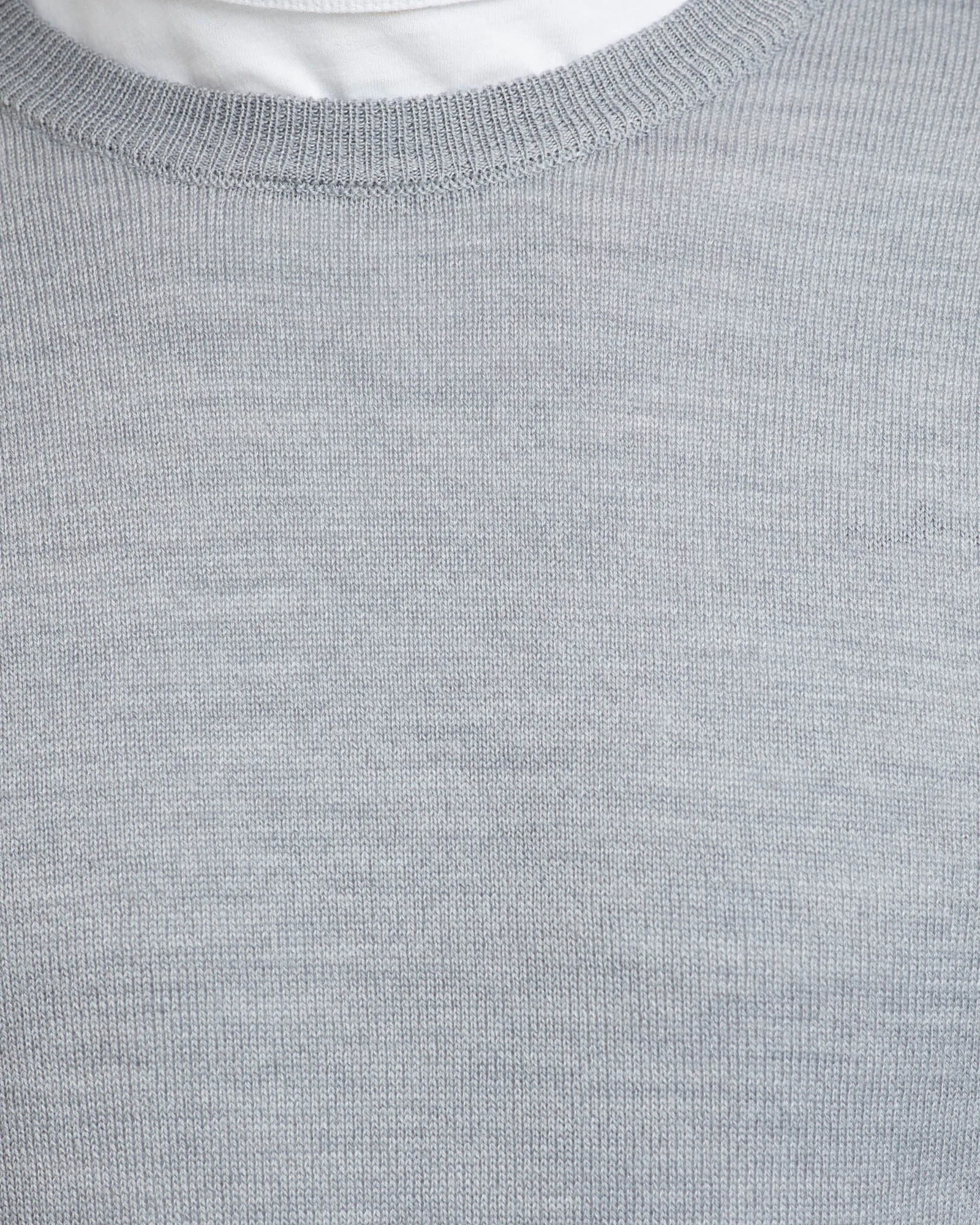 Crew Neck Merino Blend Pullover