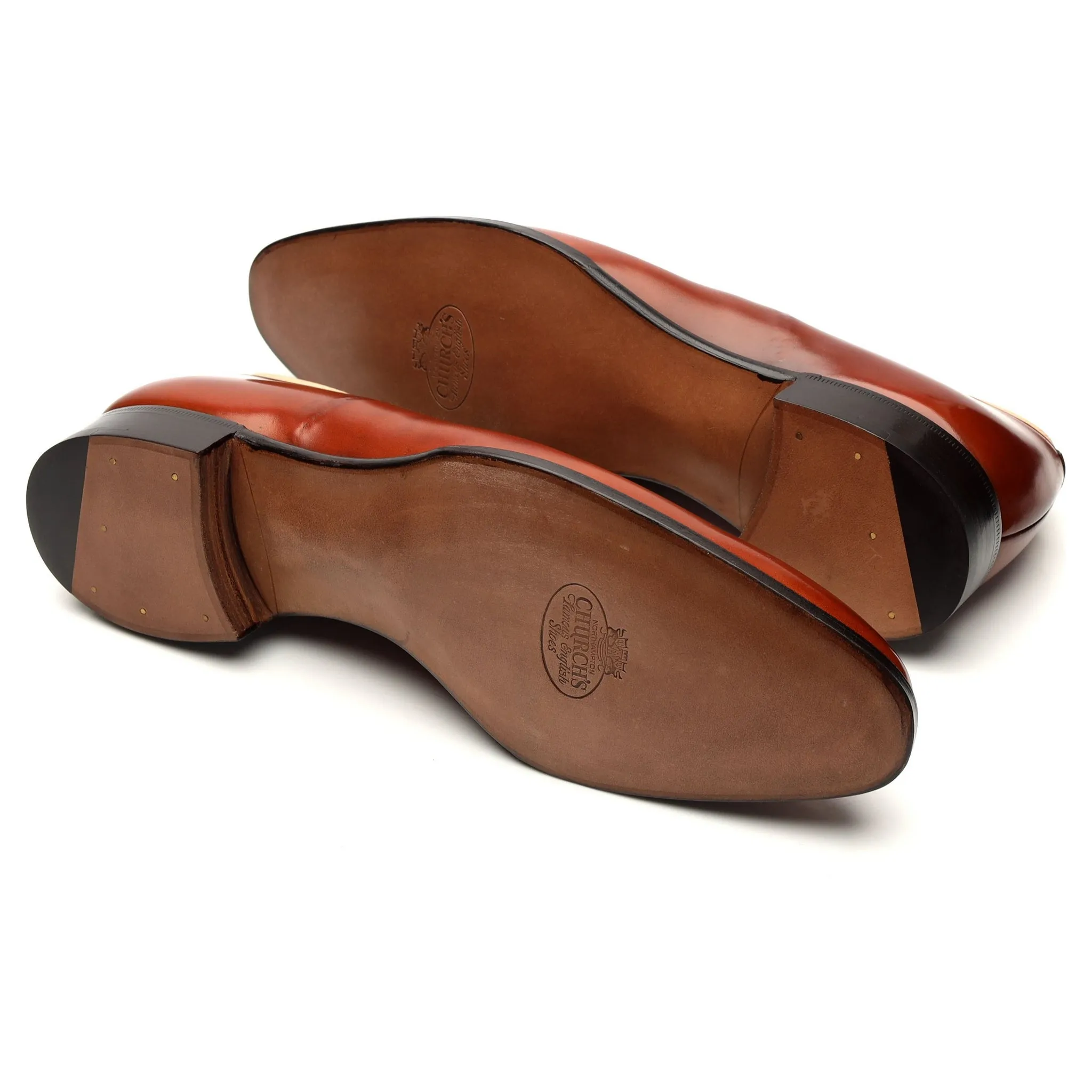 Crown Collection 'Eliot' Tan Brown Leather Wholecut Oxford UK 9