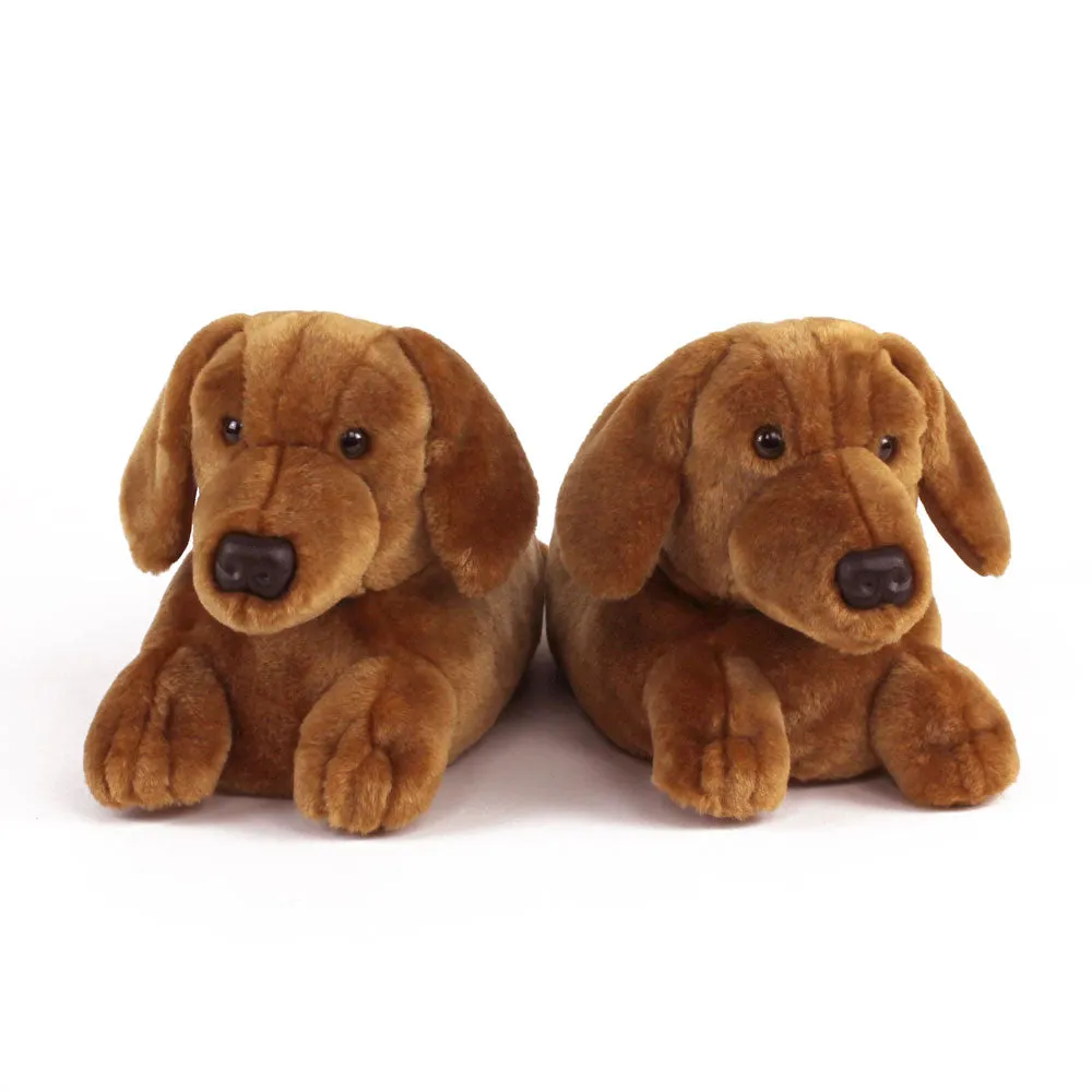 Dachshund Slippers JulesRoche Plush Non-Slip Novelty Design