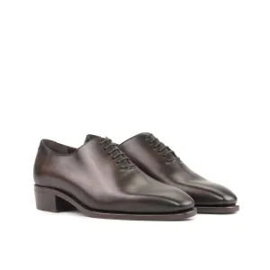DapperFam Giuliano in Dark Brown Men's Vitello Leather Whole Cut