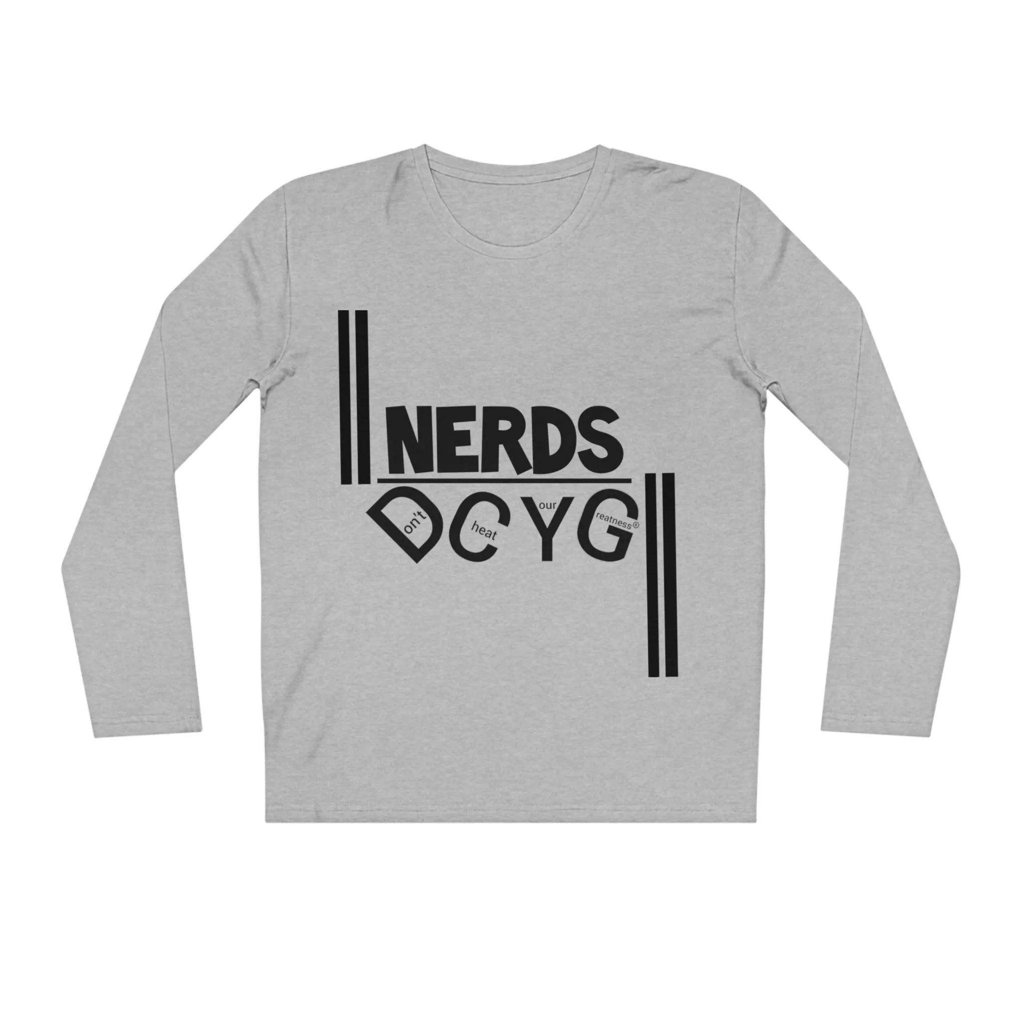 DCYG NERDS Black Logo  Long Sleeve Shirt
