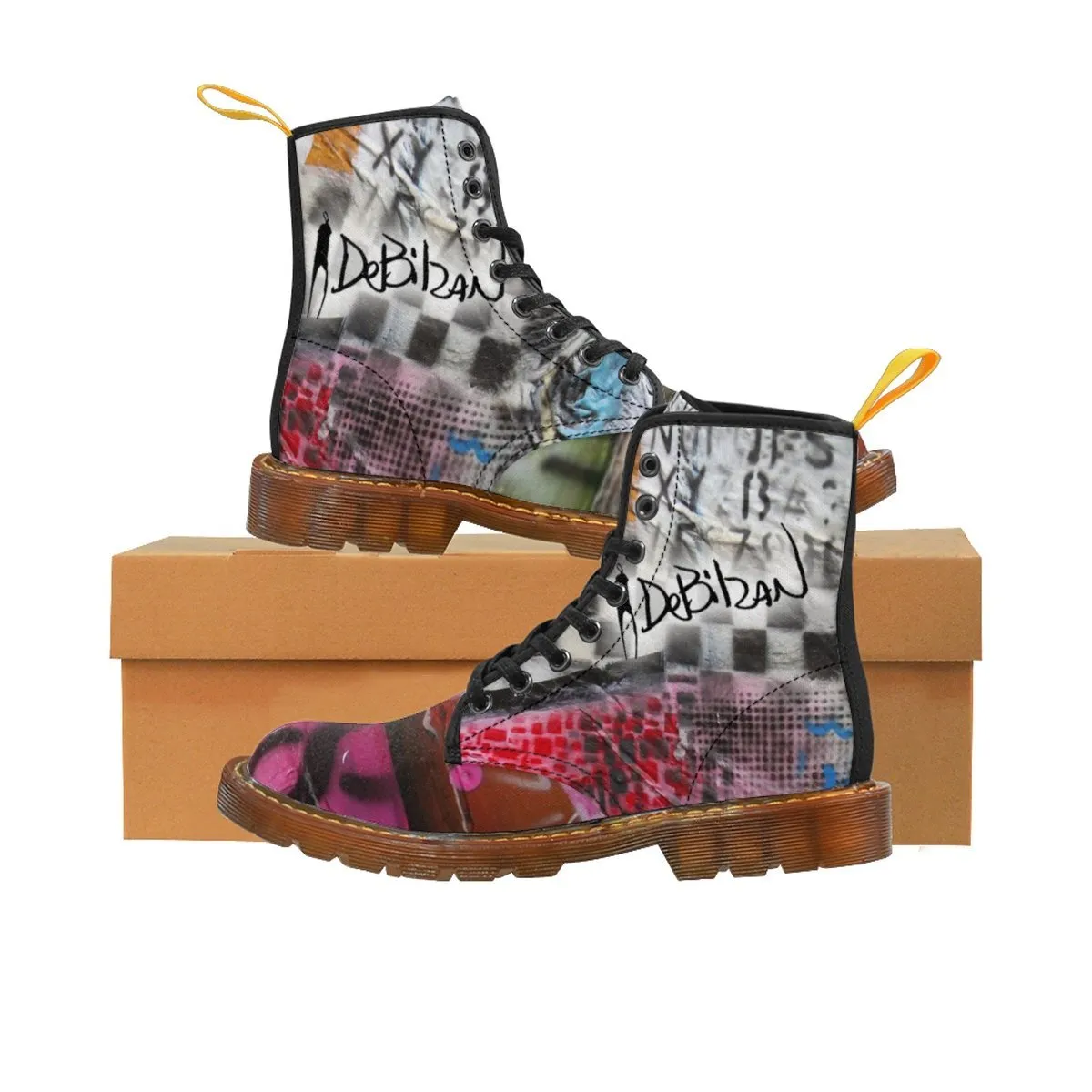 DeBilzan - 89 Men's Canvas Boots