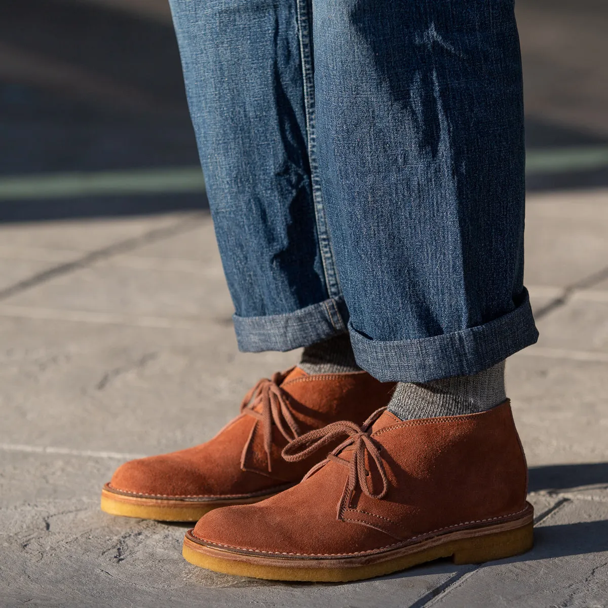 Desert Boots - Tobacco Suede