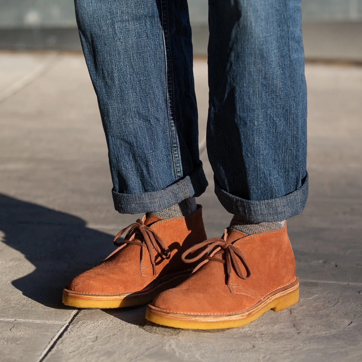 Desert Boots - Tobacco Suede