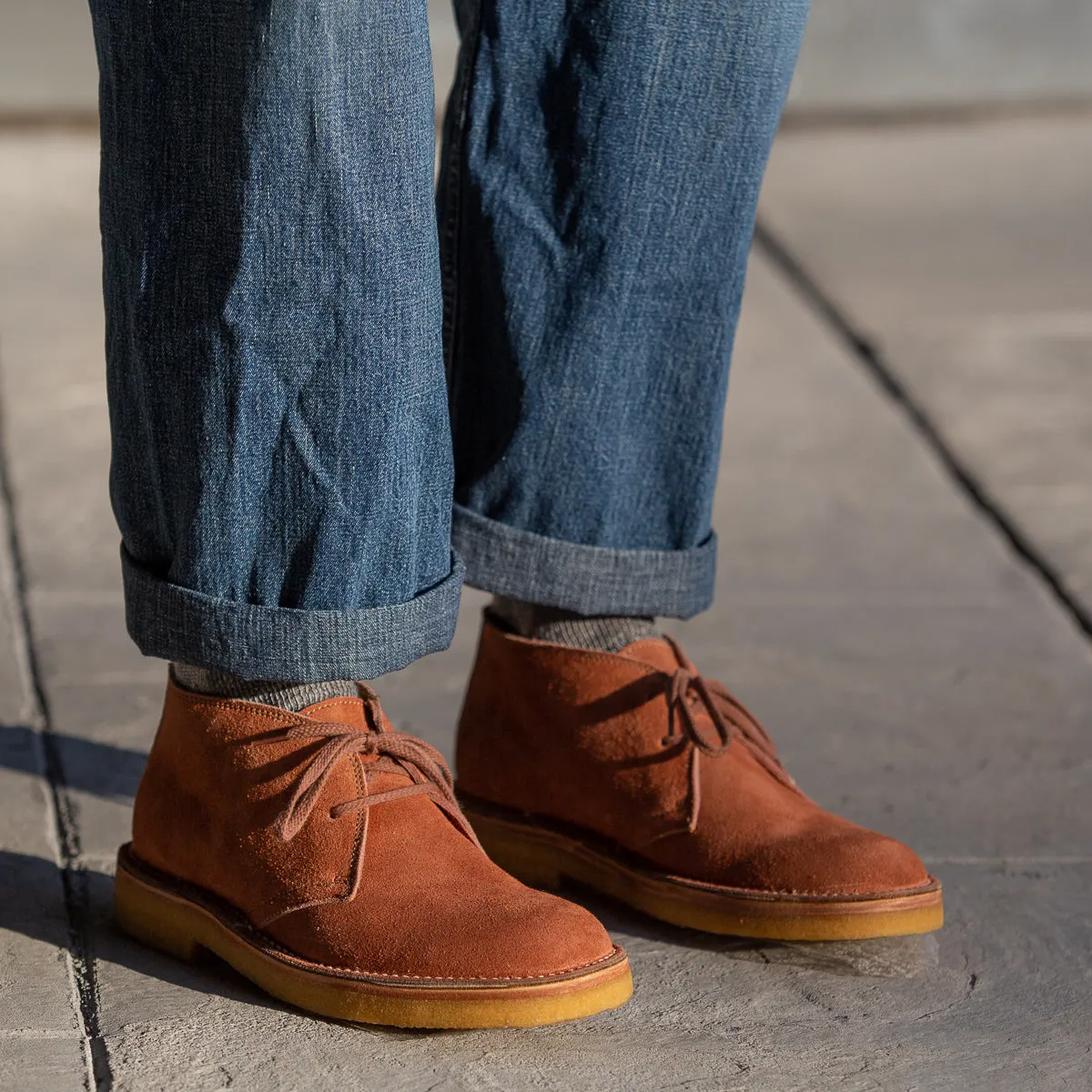 Desert Boots - Tobacco Suede