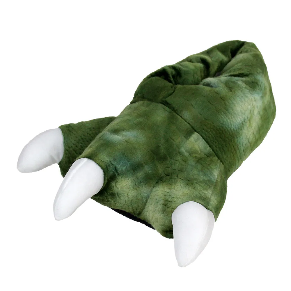 Dinosaur Novelty Slippers JulesRoche Sound Features Green