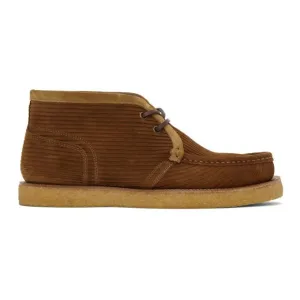 Dolce and Gabbana Brown Suede Desert Boots
