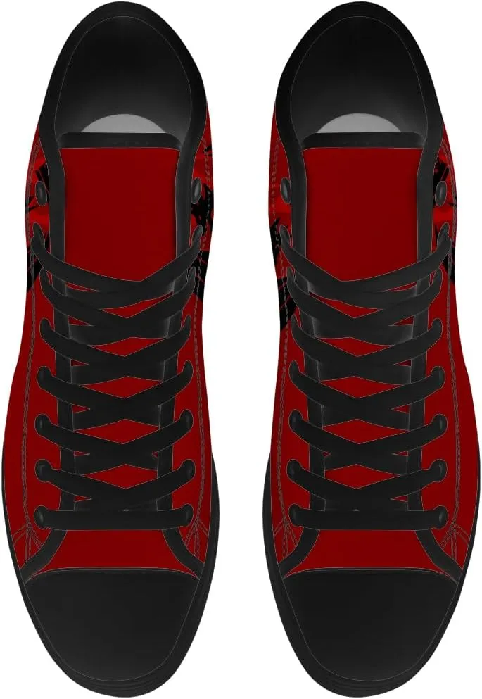 Dragon High Top Canvas Shoes for Men Women High Top Sneakers Lace Up Casual Shoes Gifts for Mama Papa