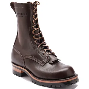 Drew's 10-INCH Logger - Brown Smooth