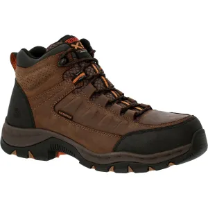 Durango Renegade Xp 5" Men's Timber Brown Alloy Toe Waterproof Hiker Boots Ddb0363 In Rodeo Tan