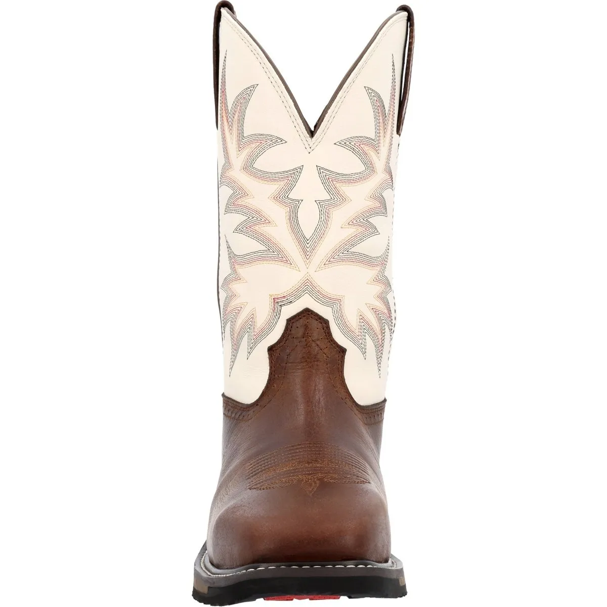 Durango Workhorse Men's Steel Toe Western Work Boots Ddb0426 In Chocolate And Bone