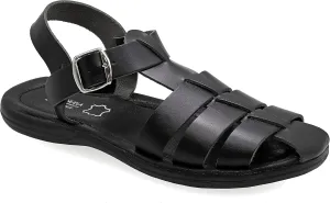 Emmanuela Comfortable Ancient Greek Style Leather Fisherman Sandals for Men, Cushioned insole Handmade Leather Men's Sandals, Quality Adjustable Buckle Summer Shoes