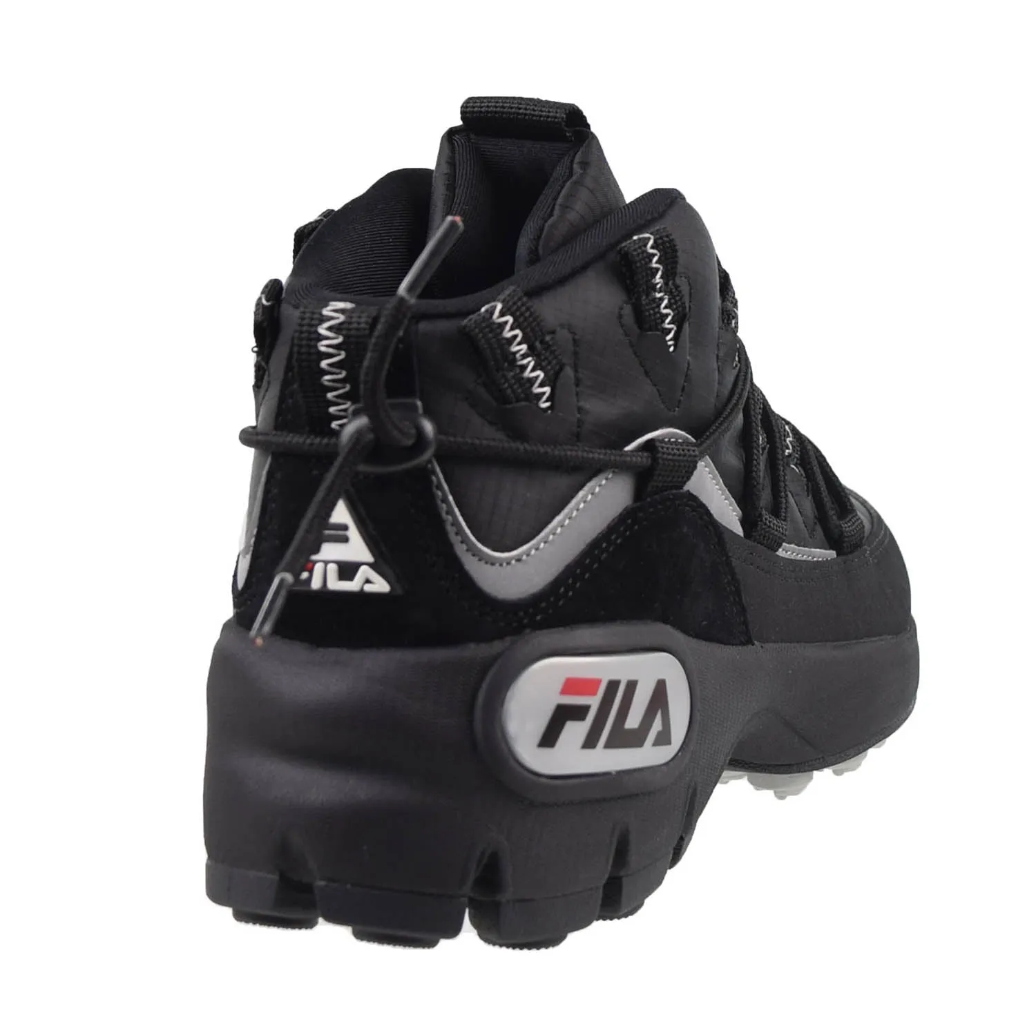 Fila Grant Hill 1 X Trailpacer Men's Shoes Black-White-Fila Red