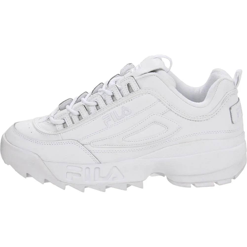 Fila Men's Disruptor II Embossed Logo Lace Up Sneakers