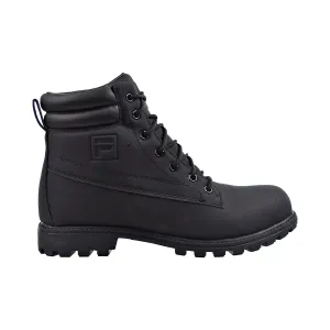 Fila Watersedge Waterproof Nubuck Leather Men's Boots Black