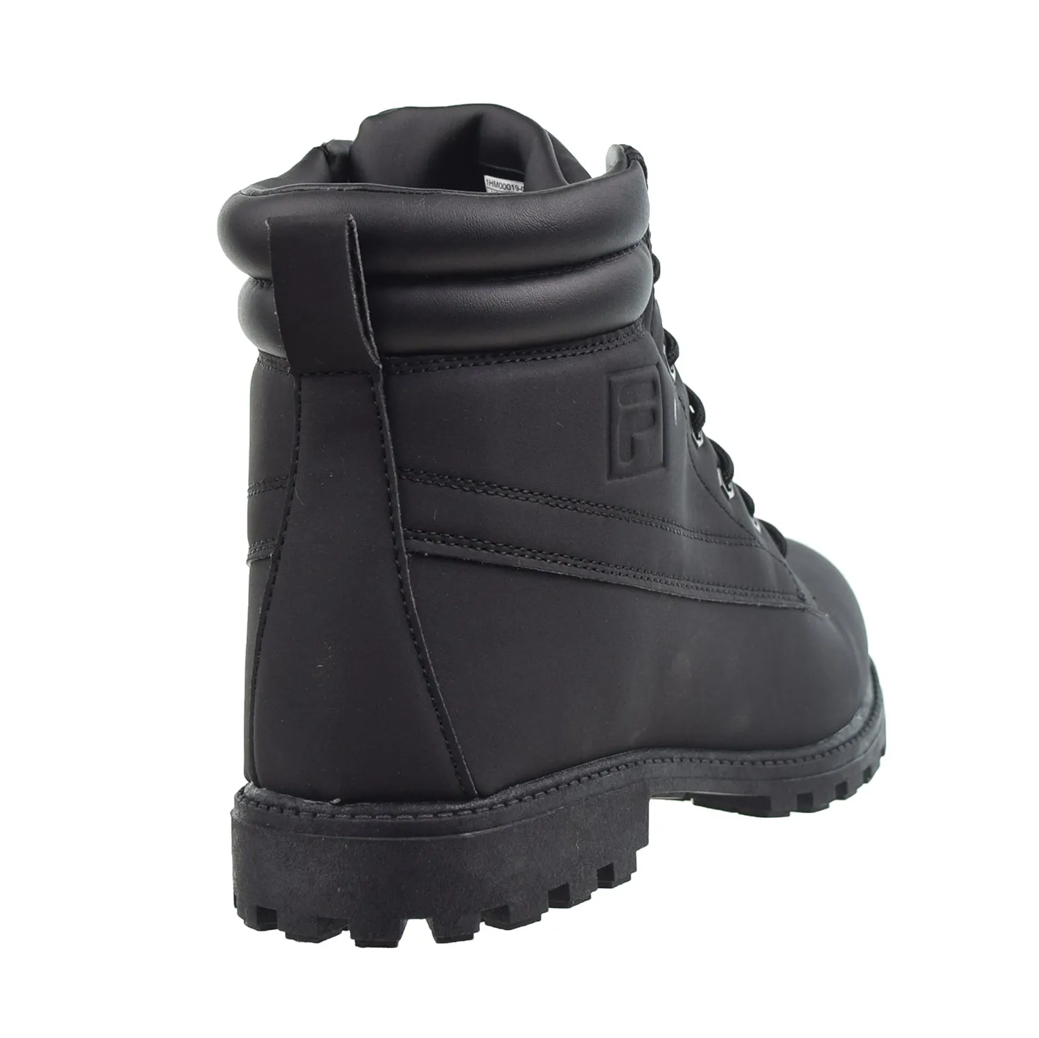 Fila Watersedge Waterproof Nubuck Leather Men's Boots Black