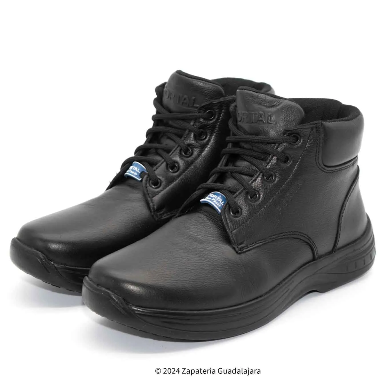 FORTAL FBP1 MEN NON-SLIP BLACK LEATHER WORK BOOT