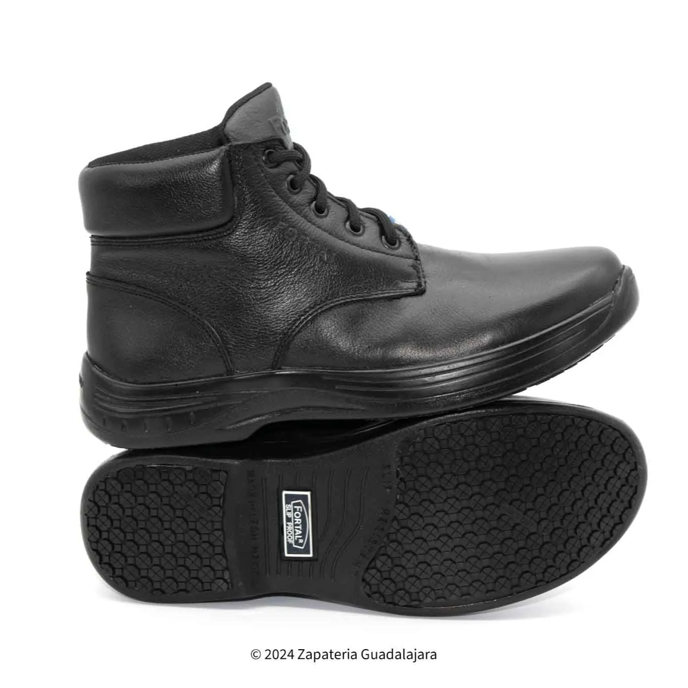 FORTAL FBP1 MEN NON-SLIP BLACK LEATHER WORK BOOT