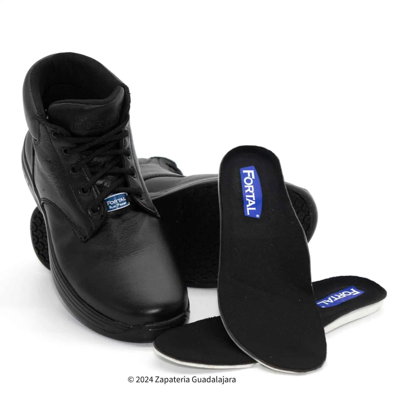 FORTAL FBP1 MEN NON-SLIP BLACK LEATHER WORK BOOT
