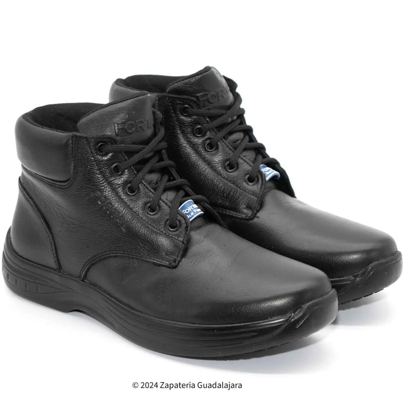 FORTAL FBP1 MEN NON-SLIP BLACK LEATHER WORK BOOT