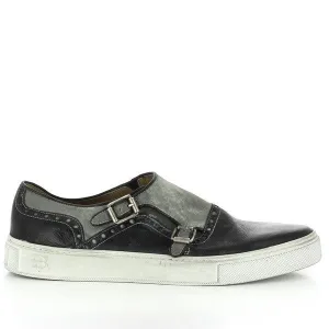 Forte S17-3240 Black Double Monk Shoes