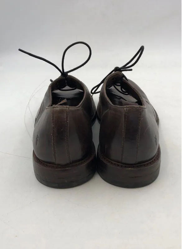 Frye Men's Brown Round-Toe Lace-Up Oxford Dress Shoes - Size 10