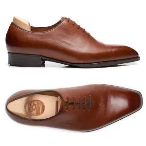 GAZIANO & GIRLING Bespoke "Sinatra" Seamless Wholecut Shoes US 8.5 Hatchgrain