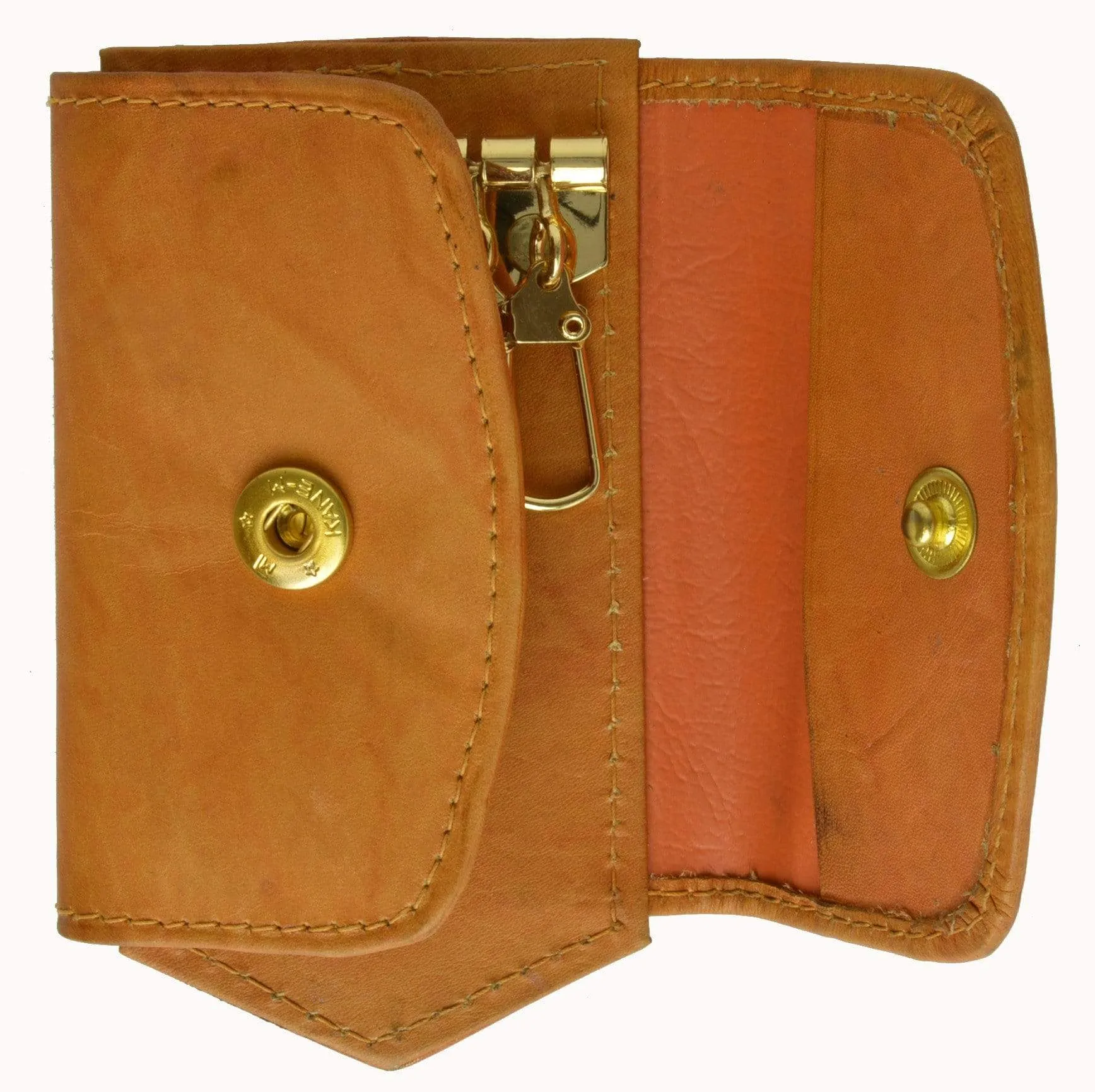 Genuine Leather Key Holder Small Size with Snap Closure 1312 CF (C)
