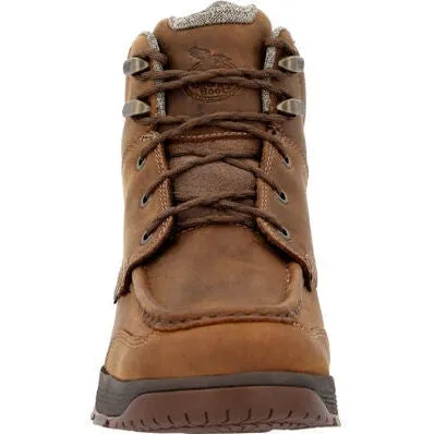 Georgia Men's Athens Superlyte Waterproof Moc Toe Work Boot -Brown- GB00547
