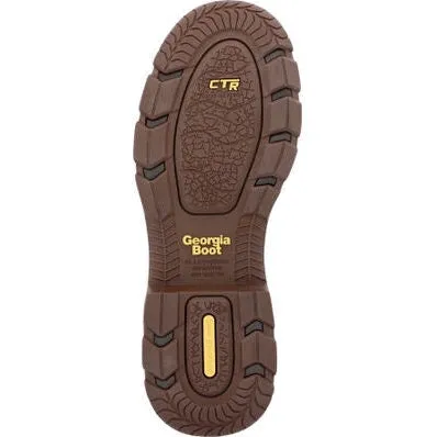 Georgia Men's Athens Superlyte Waterproof Moc Toe Work Boot -Brown- GB00547