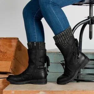 Gibobby Ankle Booties for Women V Cut,Chelsea Boots Slip on Ankle Boots Chunky Pointed Toe Cutout Low Heel Shoes