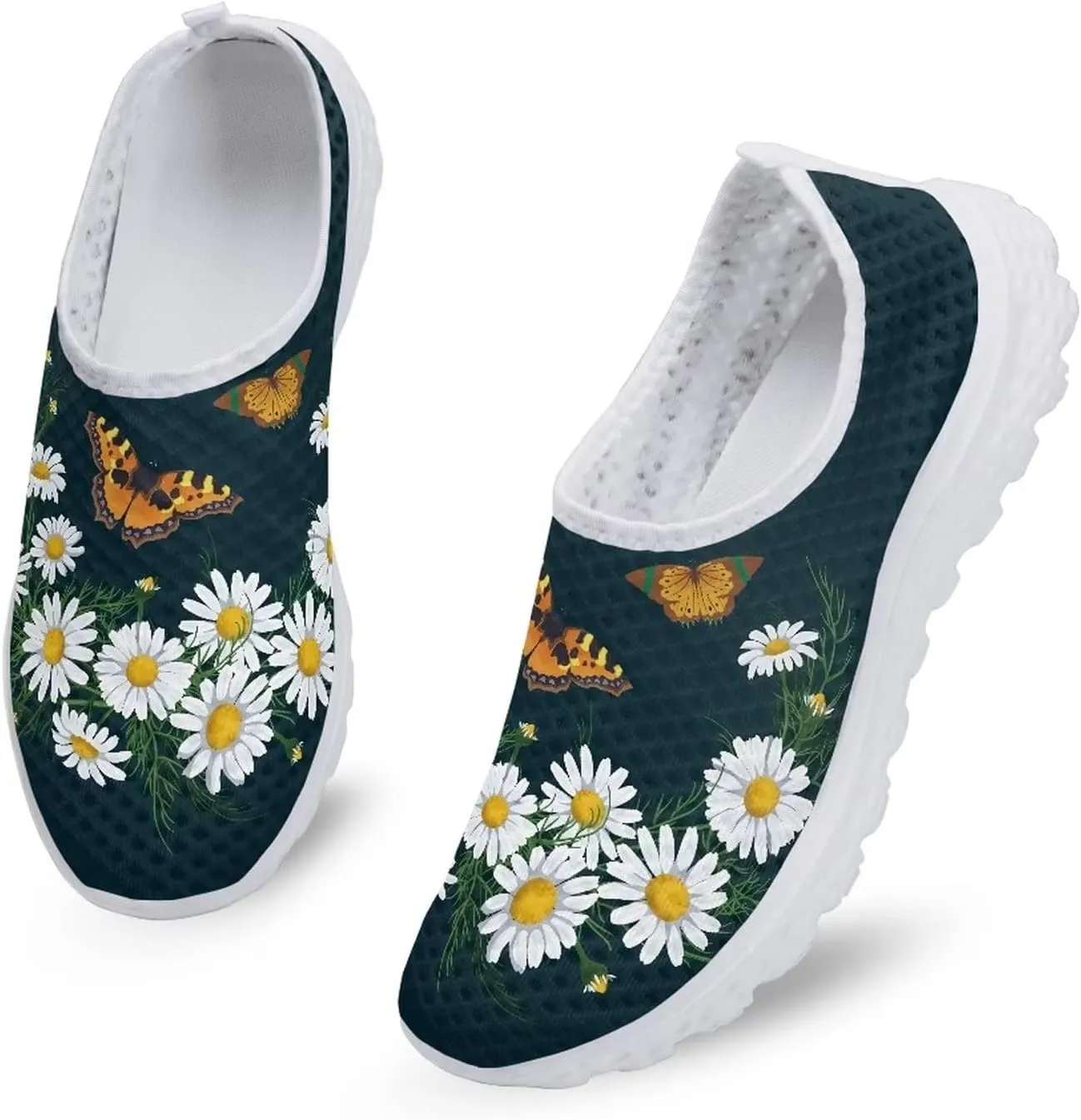 GIFTPUZZ Women's Athletic Walking Shoes Mesh Tennis Shoes Workout Sneakers Casual Shoes