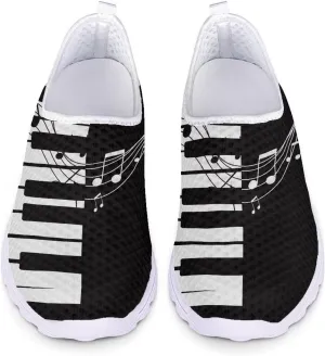 GIFTPUZZ Women's Athletic Walking Shoes Mesh Tennis Shoes Workout Sneakers Casual Shoes