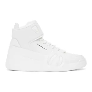 Giuseppe Zanotti White Jupiter Talon High Top Sneakers