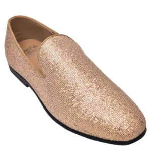 Gold Men's Shoe Fashion Design Slip-On Loafer Style No : LF8891