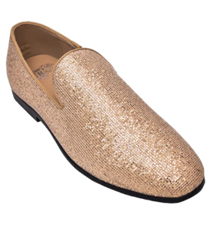 Gold Men's Shoe Fashion Design Slip-On Loafer Style No : LF8891