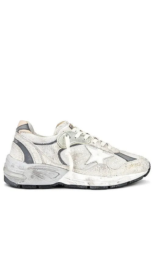 Golden Goose Running Dad Sneaker in Light Grey