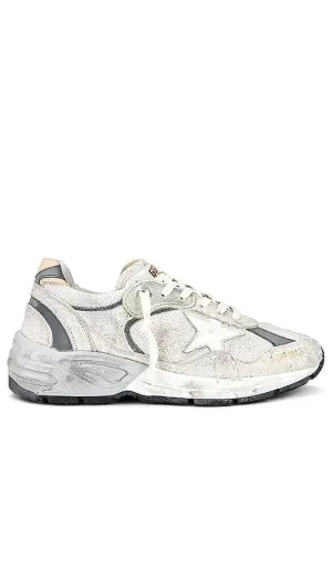 Golden Goose Running Dad Sneaker in Light Grey