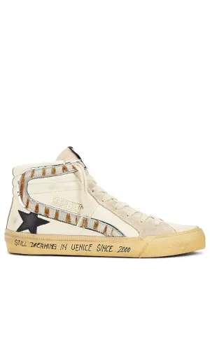 Golden Goose Slide Sneaker in Cream