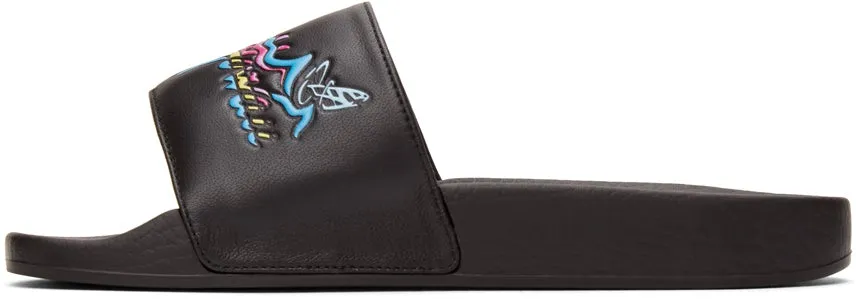 Gucci Black 'Gucci Hawaii' Pool Slides