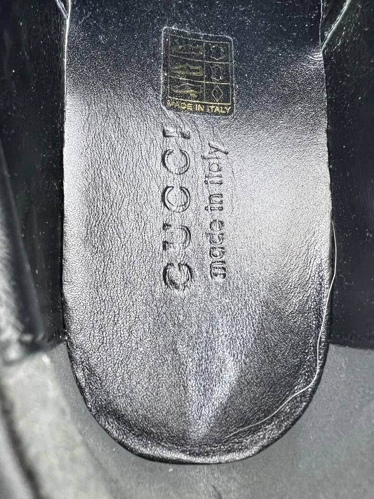 GUCCI DUBLIN SLIP-ON LEATHER MEN'S SNEAKERS