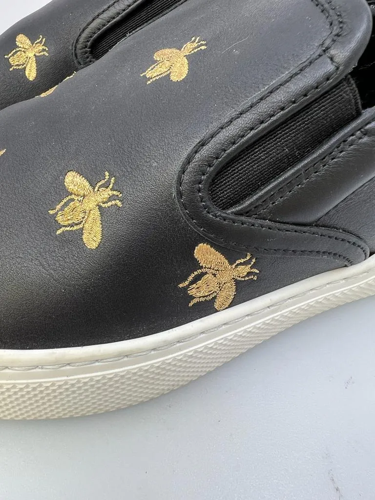 GUCCI DUBLIN SLIP-ON LEATHER MEN'S SNEAKERS