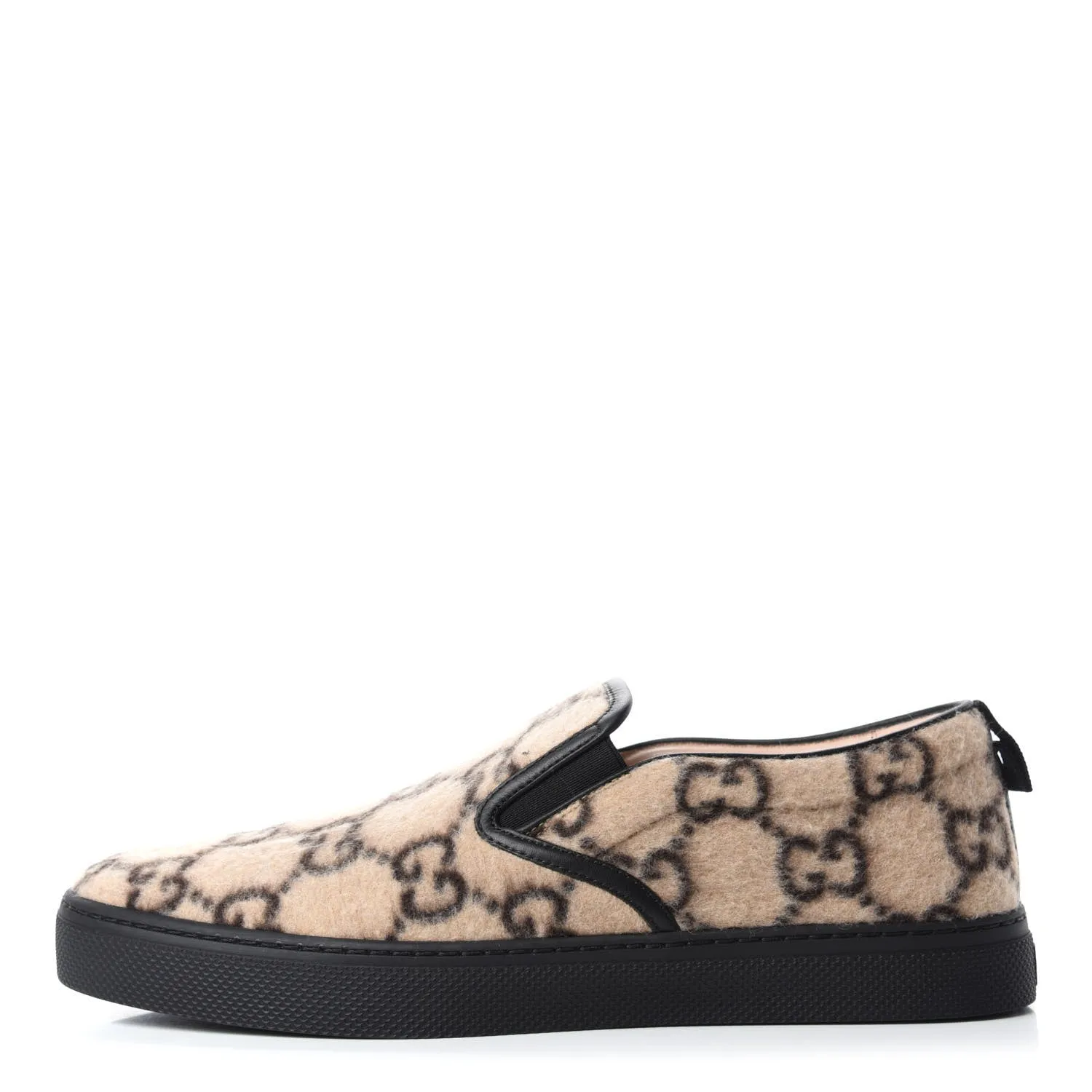 Gucci Wool GG Mens Dublin Slip On Sneakers