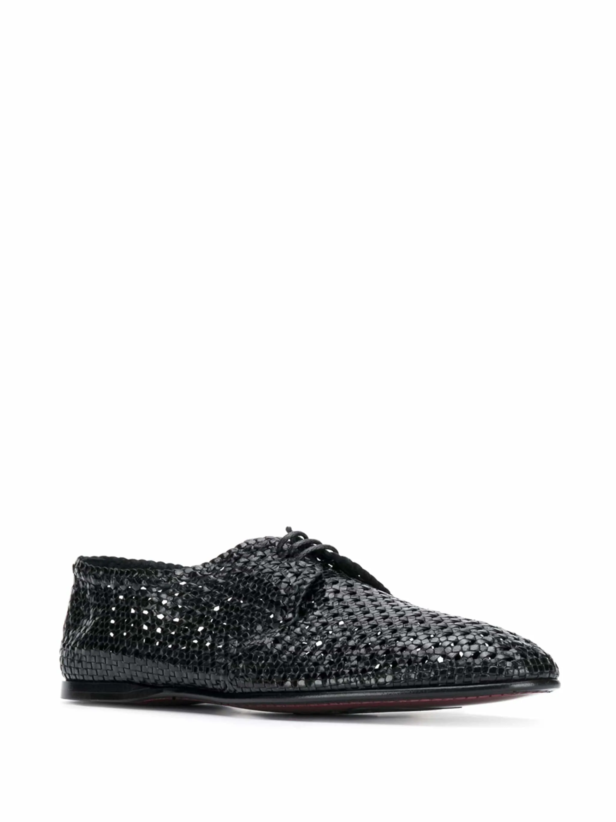 Hand-Woven Derby Shoes